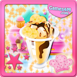 Banana Ice Cream Cooking Games icon