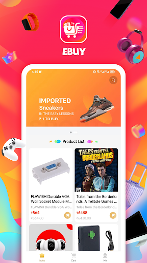 Android application ebuy screenshort