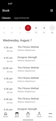 Iron Knight Gym Screen 2