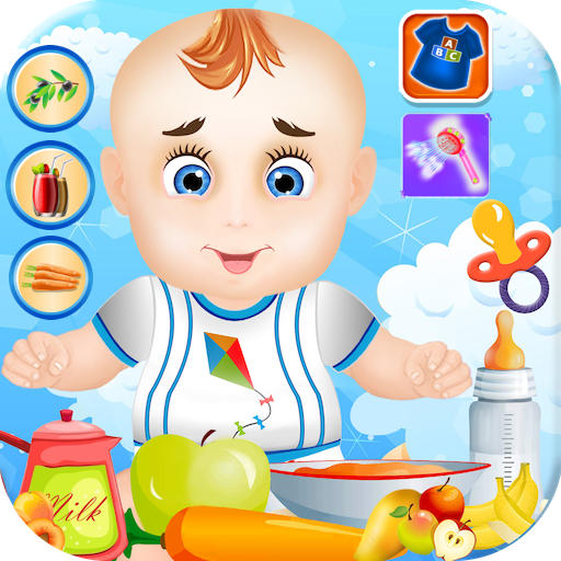 Newborn Baby Nursery Care Game logo