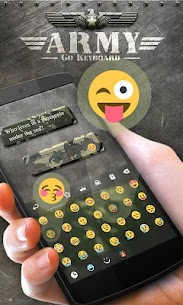 Army GO Keyboard Theme & Emoji For PC 2