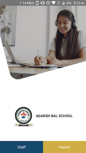 Android application Adarsh Bal School screenshort
