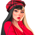 Cover Image of Download ملصقات بنات كيوت Girly m - WAS  APK