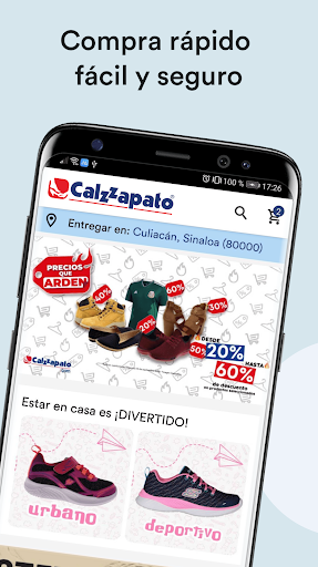Android application Calzzapato screenshort