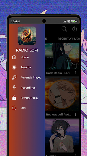 Android application Hip Hop Jazz Radio Lofi screenshort