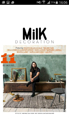 Android application Milk Decoration screenshort