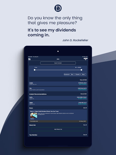 Stock dividend Screenshot 4 - AppWisp.com