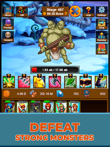 Screenshot of Idle Pixel Heroes: Idle Merger