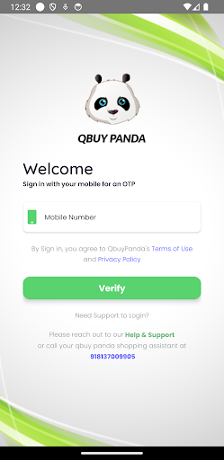 Android application QBuyGreen Vendor screenshort