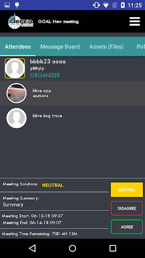 DEFER MEETING Screen 2