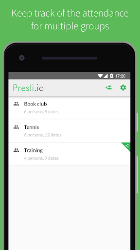 Screenshot of Presli – Attendance Manager