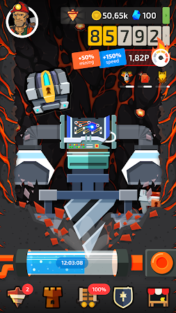 Game screenshot Drilla：鉱山とクラフト hack