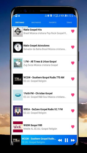 Android application Gospel Radio Station screenshort