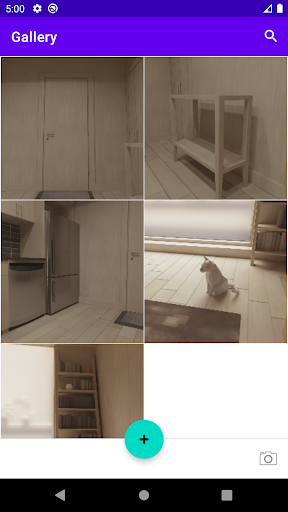 Android application aibum screenshort