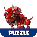 Puzzle Lego Jurassic Dinosaur icon