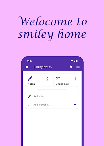 Screenshot of Smiley Notes - Day2Day notes