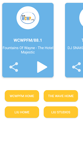 Android application WCWP Radio screenshort