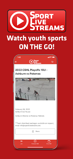Android application Sport Live Streams screenshort