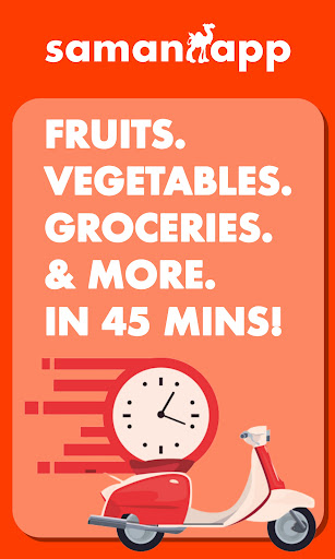 Android application Saman - Grocery App screenshort