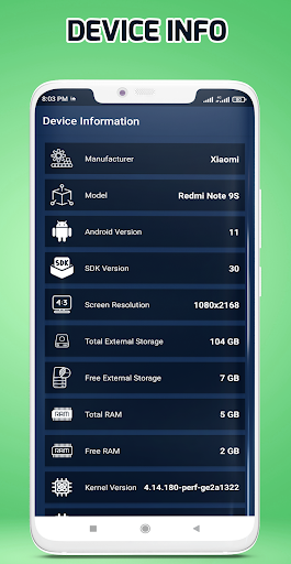ChargeMaster: battery monitor Screen 3