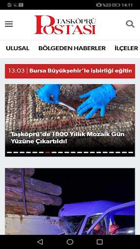 Android application Taşköprü Postası Kastamonu screenshort