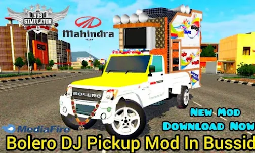 Mod DJ Pickup Simulator Bussid