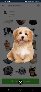 Puppy Sticker for WhatsApp