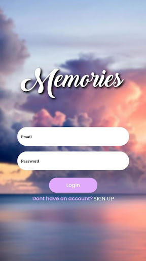 Android application Memories screenshort