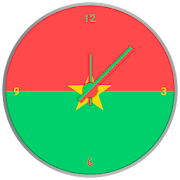 Burkina Faso Clock Widget