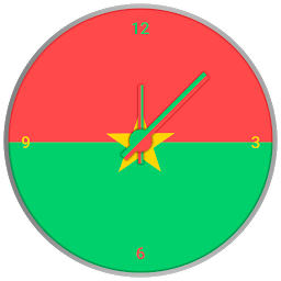 Icon image Burkina Faso Clock Widget