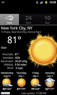 Palmary Weather Screenshot