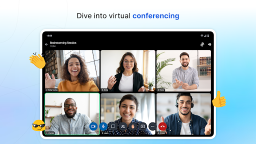 Screenshot of Zoho Meeting - Online Meetings