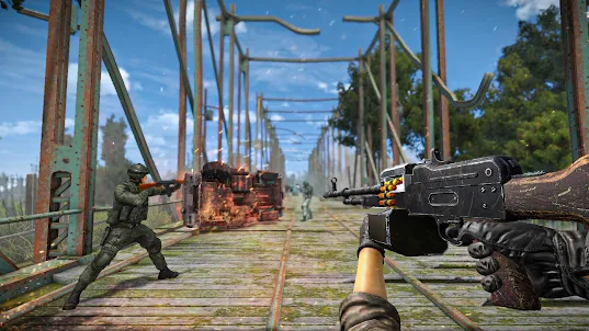 arma fogo filmagem comando 3D