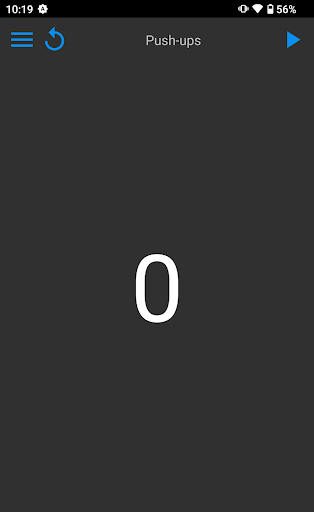 Android application Push-ups Sensor screenshort