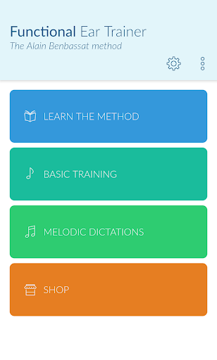 Screenshot of Functional Ear Trainer