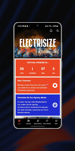 Electrisize Festival Screen 2