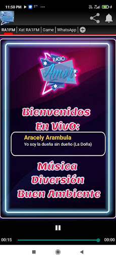 Android application Radioamor1fm screenshort
