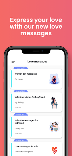 Android application Love Messages 2023 screenshort