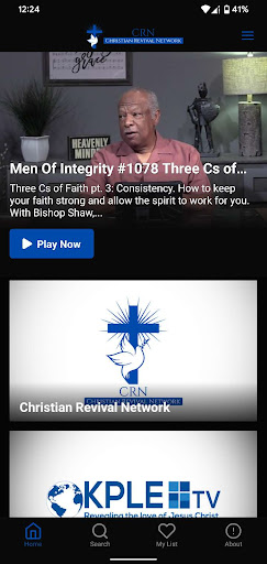 Android application Christian Revival Network screenshort