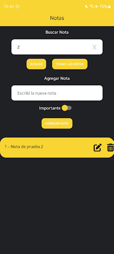Notes Screen 2