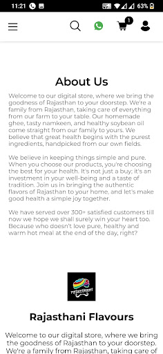 Rajasthani Flavours Screen 3