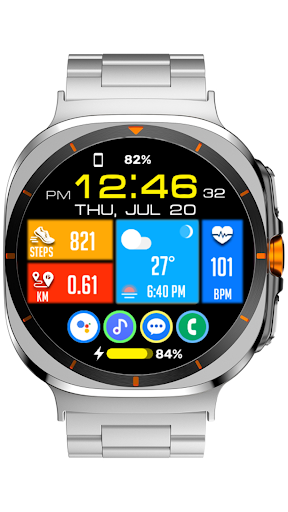 Tiles Window Watch Face NTV556 screenshot 10