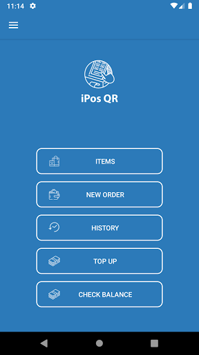 Android application iPOS QR screenshort