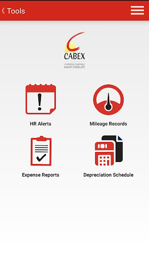 CABEX EFICIO Screen 2