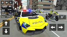 Police Car Driving Motorbikeのおすすめ画像1