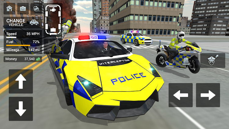 Police Car Driving Motorbike - 1.47 - (Android)
