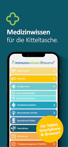 Android application Rheuma+ immunowissen screenshort
