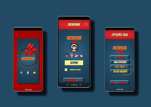 Android application Family Dice screenshort