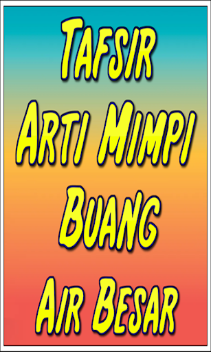 32 Mimpi buang hajat togel