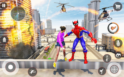 Spider Rope Hero: Flying Superhero Robot Games screenshots 19